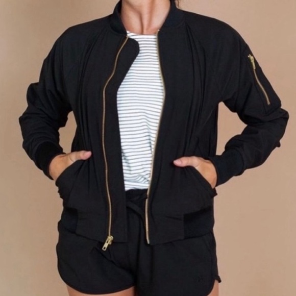 Albion Black Bomber Jacket - Picture 1 of 8